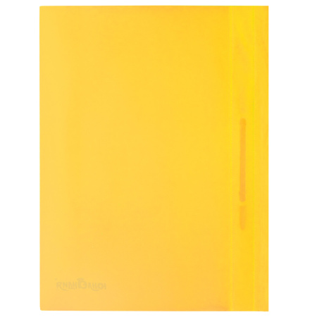 Скоросшиватель пластиковый ЮНЛАНДИЯ, А4, 130/180 мкм, желтый 228677 - Папки-скоросшиватели мягкие