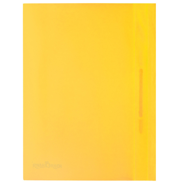 Скоросшиватель пластиковый ЮНЛАНДИЯ, А4, 130/180 мкм, желтый 228677 - Папки-скоросшиватели мягкие