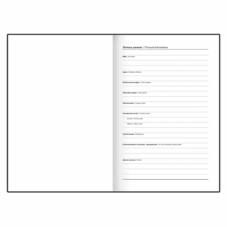 Ежедневник недатированный А5 145х215 мм BRAUBERG бумвинил, 160 л., синий, 123327 - Ежедневники с твердой обложкой