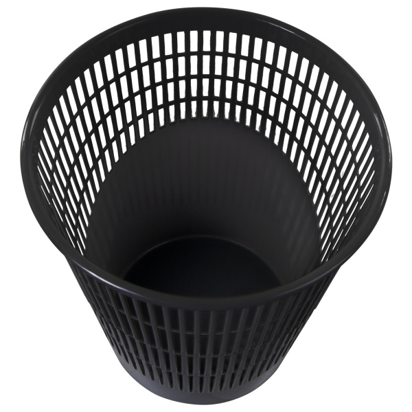 Корзина для бумаг, 11 л, сетчатая, черная, BRAUBERG, 230441 - Корзины для бумаг