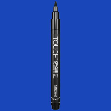 Маркер акриловый  TOUCH Opaque наконечник тонкий цвет синий