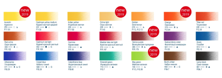 Набор акварельных художественных красок Белые ночи 21 цвет в кюветах по 2,5 мл в металлическом пенале с палитрой - Акварель художественная в наборах