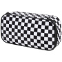 Пенал-органайзер BRAUBERG, 1 отделение, полиэстер, 22x11,5x6 см, "Black and white", 271572 - Пеналы мягкие