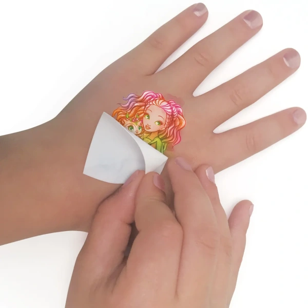 Серия Petulia: Набор для творчества - временные татуировки для девочки (3 листа) - Татуировки