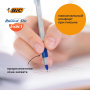 Ручки шариковые с грипом BIC "Round Stic Exact", НАБОР 4 шт./3 ЦВЕТА (синий, черный, красный), линия письма 0,28 мм, блистер, 932858 - Ручки шариковые неавтоматические