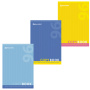 Тетрадь А4, 96 л., BRAUBERG скоба, клетка, обложка картон, ОДИН ЦВЕТ, 401880 - Тетради формата А4