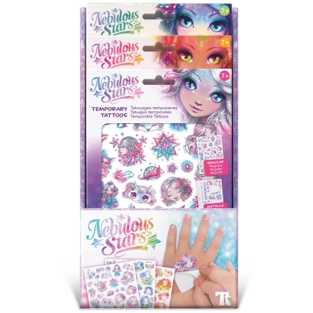 Серия Petulia: Набор для творчества - временные татуировки для девочки (3 листа)