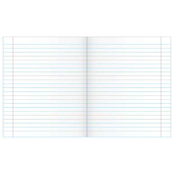 Тетрадь ЗЕЛЁНАЯ обложка 12 л., линия с полями, офсет, "Маяк", 1 шт, Т5012Т2 1Г - Тетради 12-24 листов