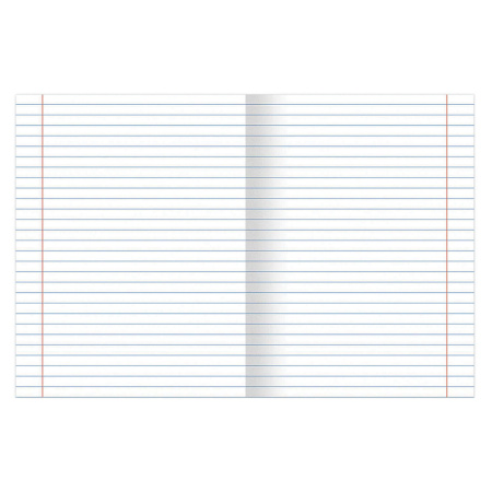 Тетради 12 л. КОМПЛЕКТ 10 шт. BRAUBERG КЛАССИКА, линия, обложка картон, СИНЯЯ, 106654 - Тетради 12-24 листов