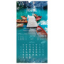 Календарь настенный перекидной на 2024 г., BRAUBERG, 12 листов, 29х29 см, "Удивительные пейзажи", 115316 - Календари настенные