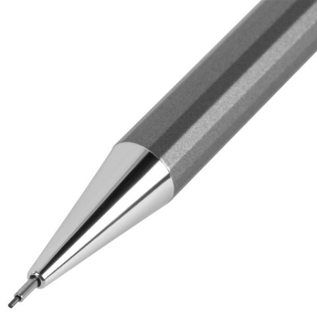 Карандаш механический 0,5 мм + грифели HB 12 штук на блистере, BRAUBERG "CHROME", 181969 - Карандаши механические