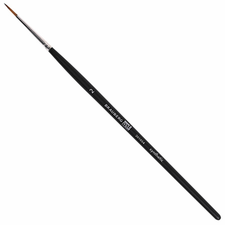 Кисти художественные набор 3 шт., синтетика (круглые № 0, 1, 2) BRAUBERG ART CLASSIC, 201031 - Кисти художественные в наборах