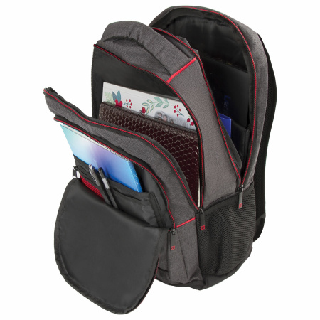 Рюкзак BRAUBERG URBAN универсальный, с отделением для ноутбука, "BOSTON", темно-серый, 47х30х14 см, 228867 - Рюкзаки с отделением для ноутбука