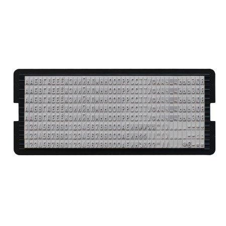 Касса русских букв и цифр, для самонаборных печатей и штампов TRODAT, 328 символов, шрифт 3 мм, 64311 - Кассы символов для наборных печатей и штампов