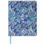 Тетрадь А5 (168х208 мм), 80 л., сшивка, клетка, под кожу, BRAUBERG VISTA, "Paisley", 403925 - Тетради более 60 листов