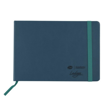 Скетчбук для акварели "Ладога", синий, 300 г/м2, А5, 100 % хлопок, 20 листов, среднее зерно - Альбомы и бумага для акварели и масла