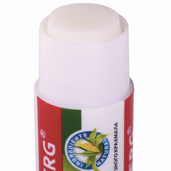 Клей-карандаш на натуральной основе BRAUBERG GREEN, 8 г, 270436 - Клей-карандаш