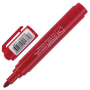 Маркер перманентный BRAUBERG "Classic", КРАСНЫЙ, круглый наконечник, 3 мм, с клипом,150302 - Маркеры перманентные