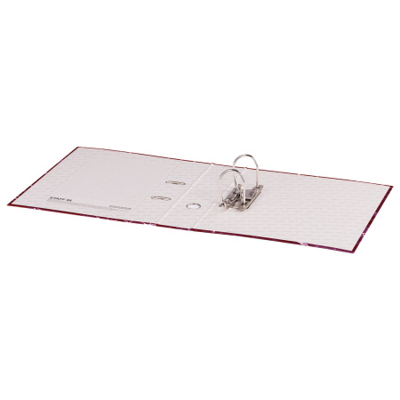 Папка-регистратор STAFF "Basic" БЮДЖЕТ с мраморным покрытием, 70 мм, без уголка, красная, 229619 - Папки-регистраторы с арочным механизмом