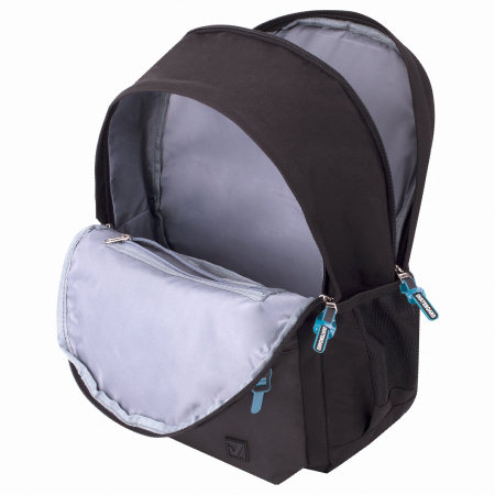 Рюкзак BRAUBERG FASHION CITY универсальный, "Skateboard", черный, 46х31х15 см, 229969 - Рюкзаки городские для старшеклассников и студентов