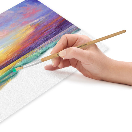 Кисть BRAUBERG, щетина, круглая, № 4, 200195 - Кисти для рисования