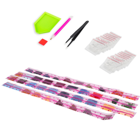 Картина стразами (алмазная мозаика) 40х50 см, ОСТРОВ СОКРОВИЩ "Солнечная Венеция", без подрамника, 662583 - Алмазная вышивка