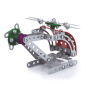 Конструктор металлический "Вертолет", с подвижными деталями, 121 элемент, "Десятое королевство", 02028 - Конструкторы