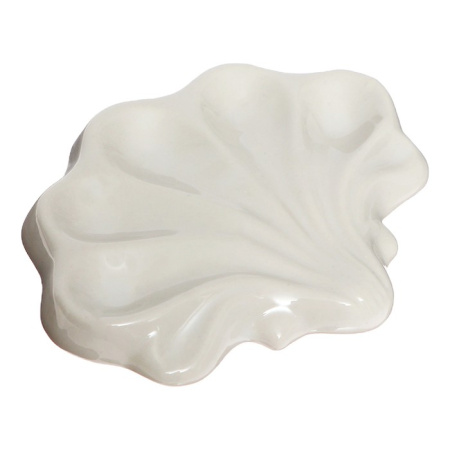 Палитра фарфоровая "Ракушка" 12,5 х 10 см