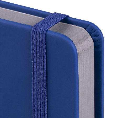 Ежедневник датированный 2024 А5 138x213 мм, BRAUBERG "Original", под кожу, синий/серый, 114942 - Ежедневники с покрытием "под кожу и ткань"