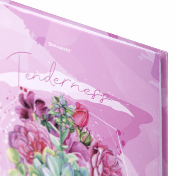 Дневник 5-11 класс 48 л., твердый, BRAUBERG, глянцевая ламинация, с подсказом, "Кактусы", 106628 - Дневники для старших классов