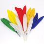 Перья декоративные прямые, 10-15 см, 24 шт., 6 цветов, яркие, ассорти, ОСТРОВ СОКРОВИЩ, 661380 - Перья для творчества