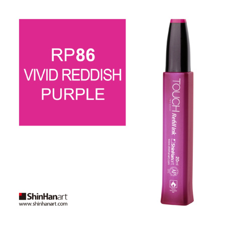 Чернила спиртовые ShinHan TOUCH для маркеров 20мл RP86 Пурпурный красноватый яркий