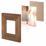 Рамка из мангового дерева BRAUBERG LOFT QUAD, фото разного размера, акриловый экран, 52х39 см, 391283 - Рамки для дипломов, сертификатов, грамот, фотографий