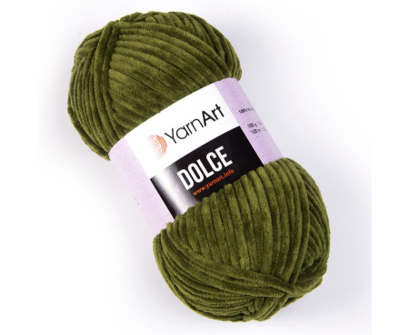 Пряжа YarnArt Dolce №772 (хаки) - 2 мотка