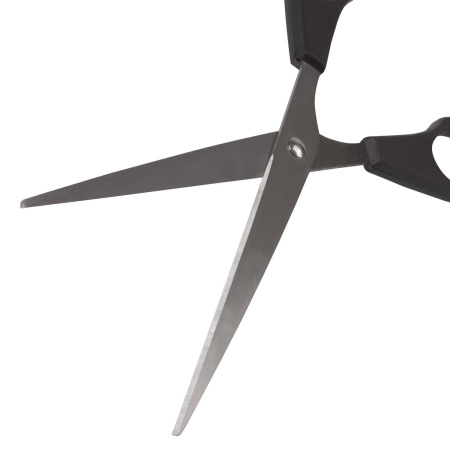 Ножницы STAFF "Basic", 180 мм, чёрные, ПВХ чехол с европодвесом, 236939 - Ножницы универсальные