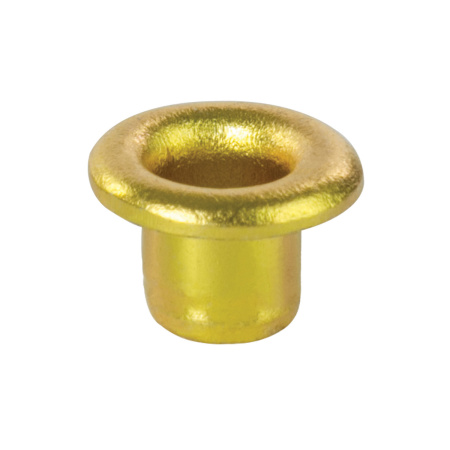 Люверсы BRAUBERG, КОМПЛЕКТ 250 шт., внутренний диаметр 4,8 мм, длина 4,6 мм, золотистые, 227793 - Комплектующие к дыроколам