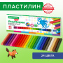 Пластилин классический BRAUBERG KIDS, 24 цвета, 500 г, ВЫСШЕЕ КАЧЕСТВО, 105874 - Пластилин