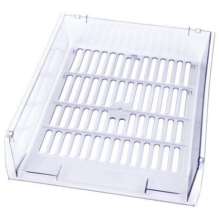 Лотки горизонтальные для бумаг, КОМПЛЕКТ 3 шт., 340х270х70 мм, прозрачный, BRAUBERG "Office", 237258 - Лотки горизонтальные (поддоны)