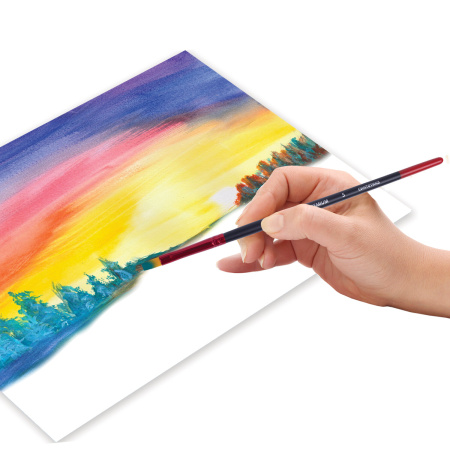 Кисть синтетика, плоская № 5, BRAUBERG PREMIUM, 201014 - Кисти для рисования