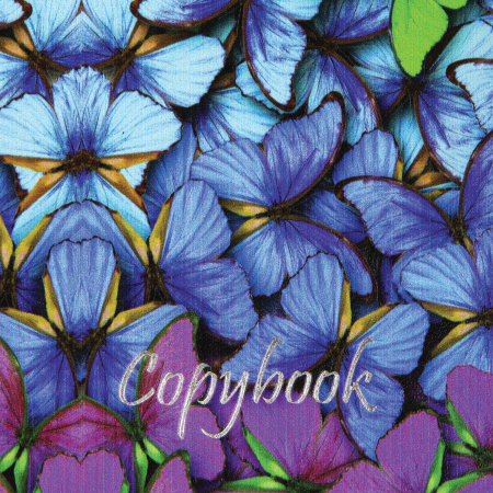 Тетрадь на кольцах А5 (180х220 мм), 80 листов, под кожу, клетка, тиснение фольгой, BRAUBERG VISTA, Butterflies,112128 - Тетради на кольцах и сменные блоки к ним