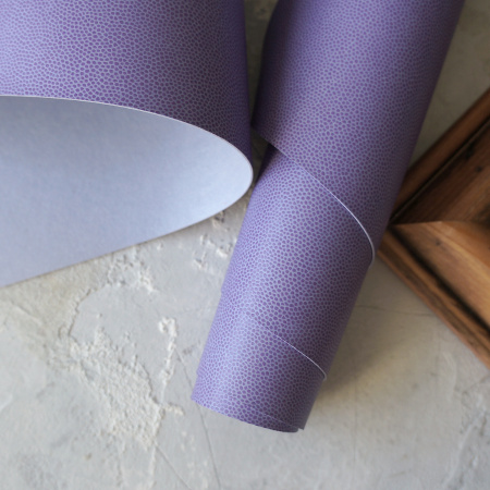 Переплетный кожзам (Италия) тиснение геккон, голубовато-сиреневый, отрез 50*70 см