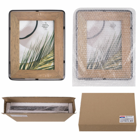 Рамка из мангового дерева BRAUBERG LOFT IRONWOOD, фото 13х18 см, акриловый экран, 19х24 см, 391287 - Рамки для дипломов, сертификатов, грамот, фотографий