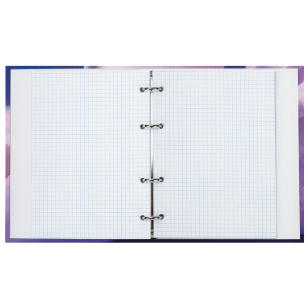 Тетрадь на кольцах А5 (165х215 мм), 160 листов, твердый картон, клетка, BRAUBERG, Мечты, 404092 - Тетради на кольцах и сменные блоки к ним