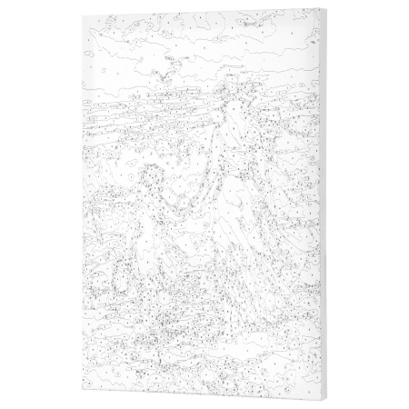 Картина по номерам 40х50 см, ОСТРОВ СОКРОВИЩ "На прогулке с мамой", на подрамнике, акрил, 662909 - Картины по номерам