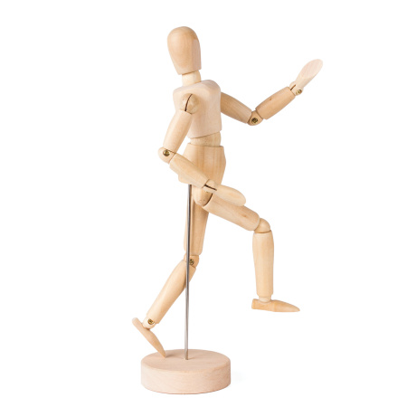 Манекен человека художественный BRAUBERG ART CLASSIC, женский, дерево, высота 20 см., 191288 - Манекены