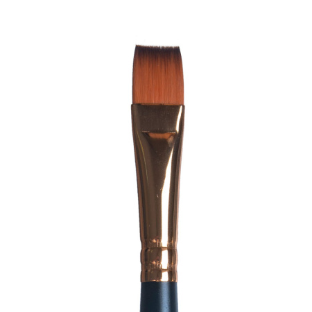 Кисть Roubloff синтетика имитация колонка плоская №14 серия 1S25 - Кисти художественные смесевой ворс (микс)