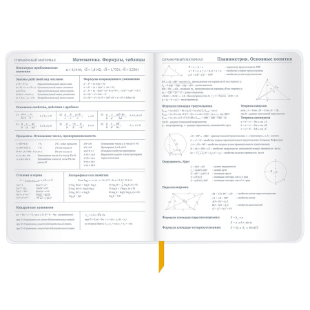 Дневник 1-11 класс 48 л., кожзам (гибкая), печать, фольга, BRAUBERG, "Mountains", 106223 - Дневники универсальные