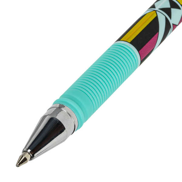 Ручка шариковая ERICH KRAUSE ColorTouch "Ornament", СИНЯЯ, узел 0,7 мм, линия письма 0,35 мм, 50820 - Ручки шариковые неавтоматические