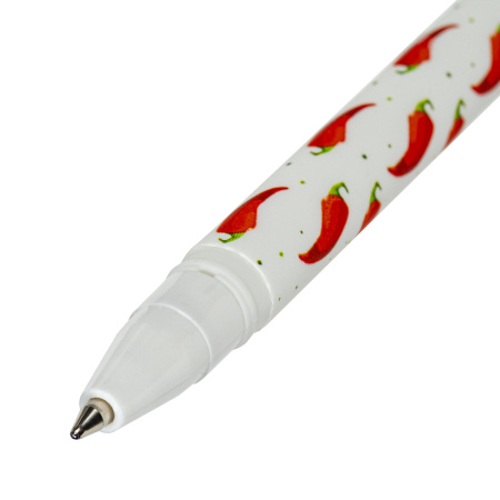 Ручка шариковая BRAUBERG SOFT TOUCH STICK "CHILI PEPPER", СИНЯЯ, мягкое покрытие, узел 0,7 мм, 143708 - Ручки шариковые неавтоматические