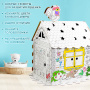 Картонный игровой развивающий Домик-раскраска "Сказочный", высота 130 см, BRAUBERG Kids, 880364 - Наборы для рукоделия